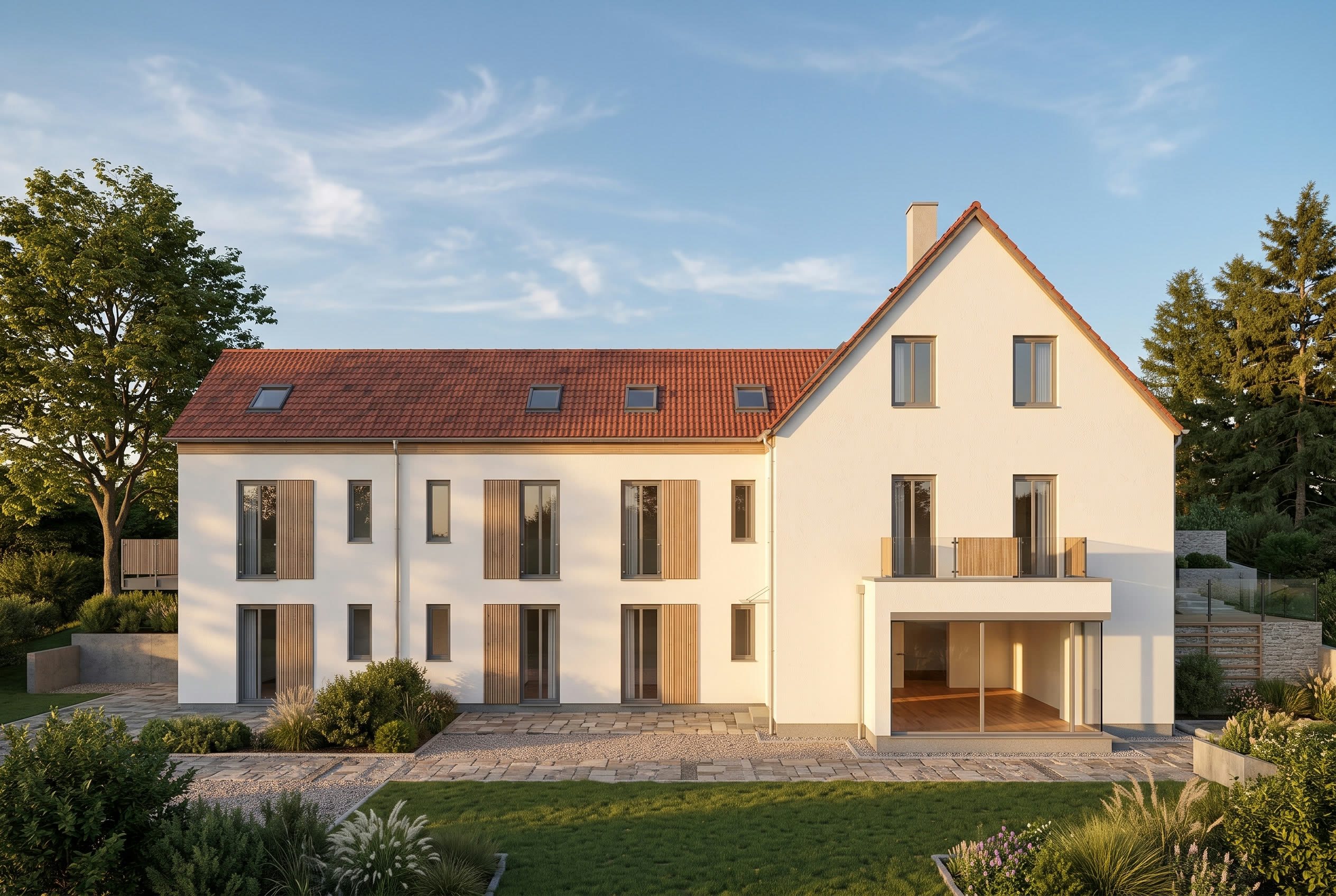 Haus Erle — Ansicht Hofseite