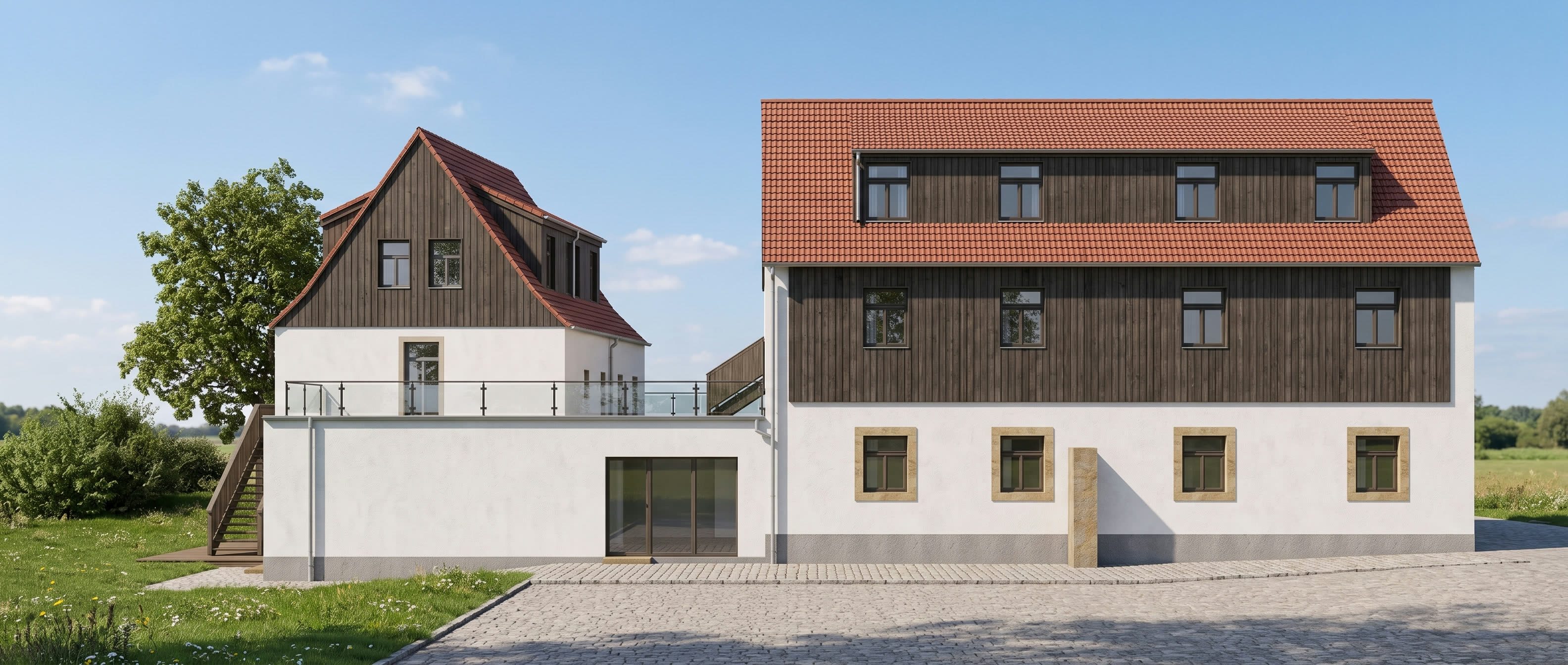 Haus alte Scheune — Ansicht Nord